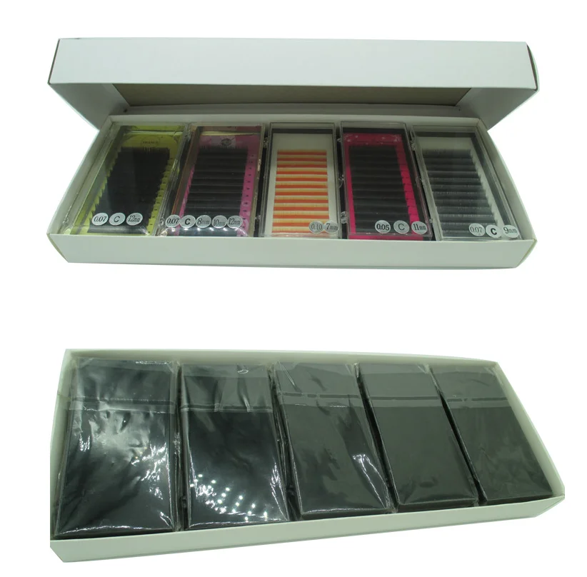 Частная торговая марка, шелковые ресницы для наращивания, Корея, ПБТ волокно, искусственные норковые ресницы, индивидуальные ресницы для наращивания