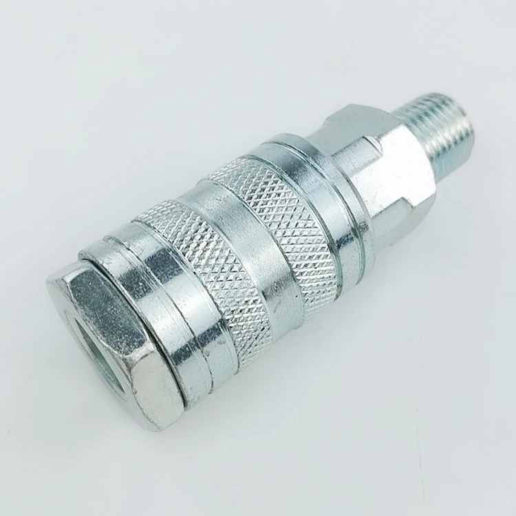 
Israel type IS02-SM-02 series steel air release quick disconnect coupling pneumatic quick coupling 