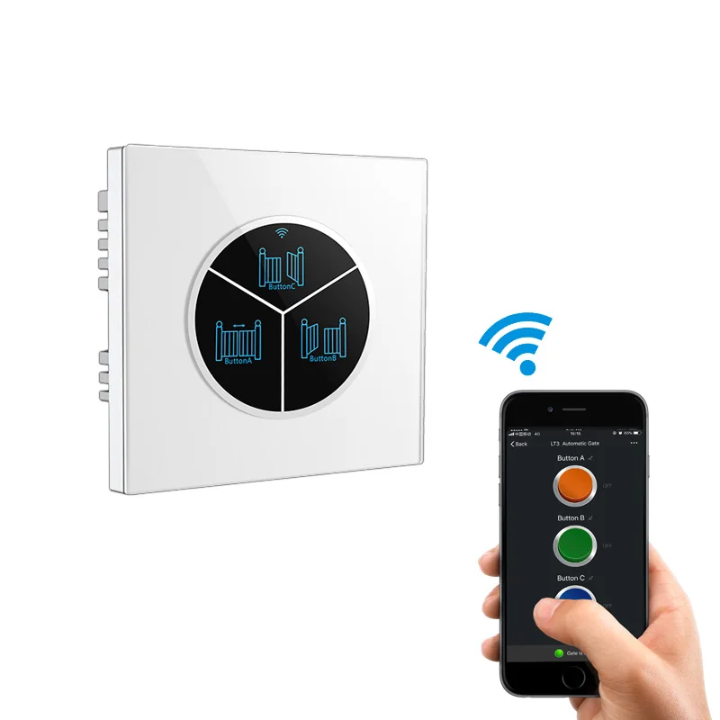 Smart WiFi Remote Control for Garage Door Open/Close Support Custom App