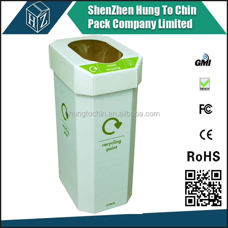Popular recycle cardboard trash cans
