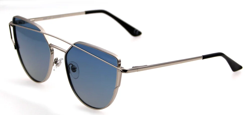 Top selling on internet cat eye fashion sunglasses polarized women sun glasses