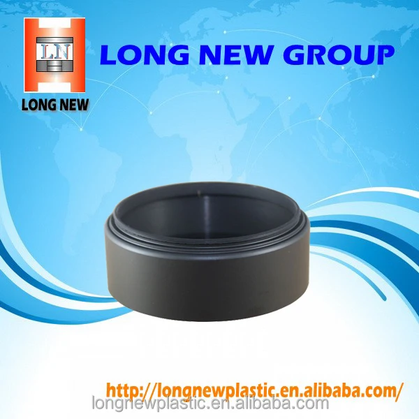 high quality Plastic Cosmetic Small Black Cream Jar with Black Screw Cap (Different Width)