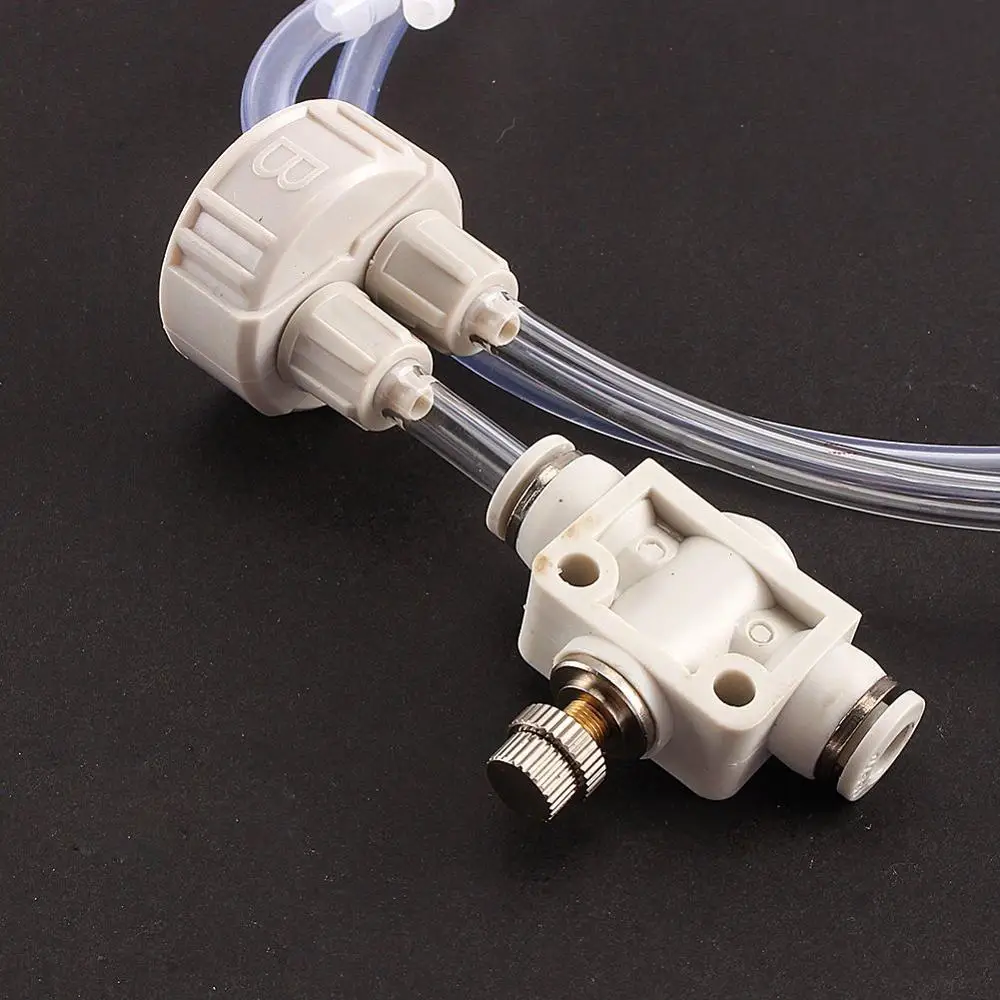 
DIY aquarium planted tank CO2 system kit pro tube valve guage bottle cap D201 
