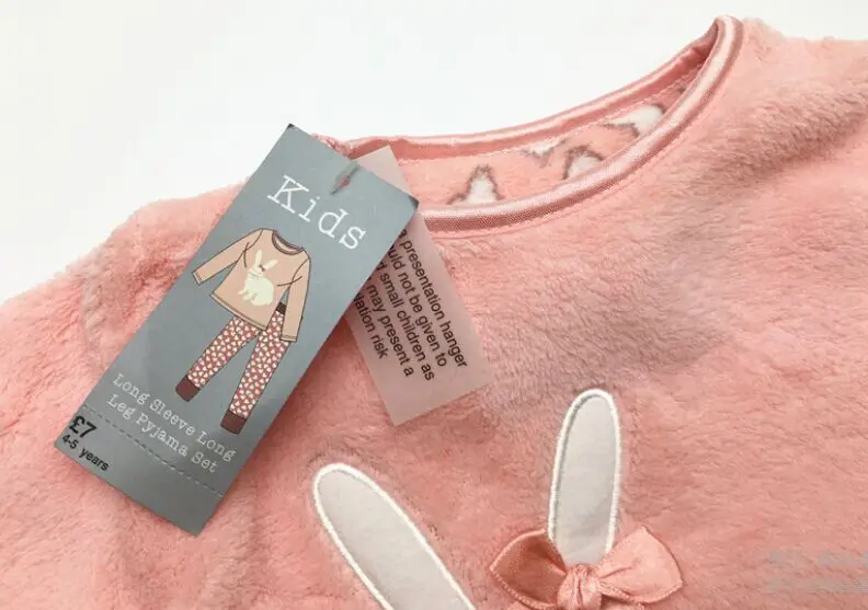 
girls fleece thermal pajama sets sleeping suits 