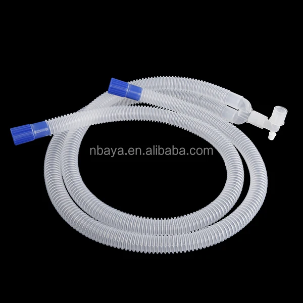 
adult disposable medical duo limb anesthesia breathing circuit corrugated tube 
