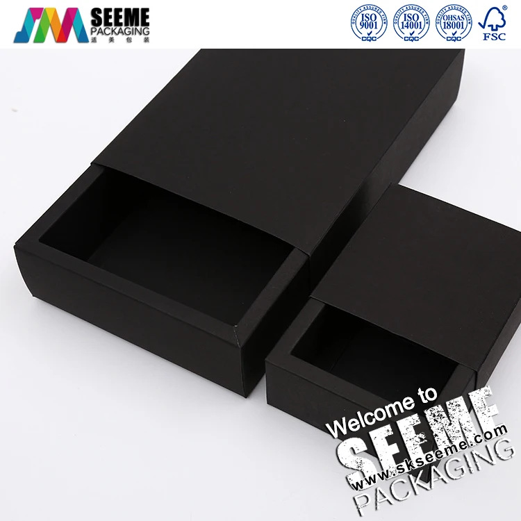Custom logo white black Kraft paper packaging box chocolate tea coffee food packing box bag with open window
