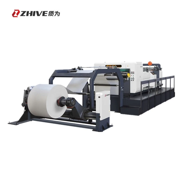 Jumbo Paper Sheeter Machine Roll To Sheet Cutting Machine