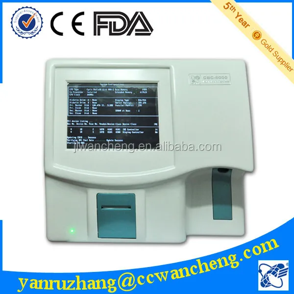 Accurate hematology analyzer Hematology machine CBC-6000