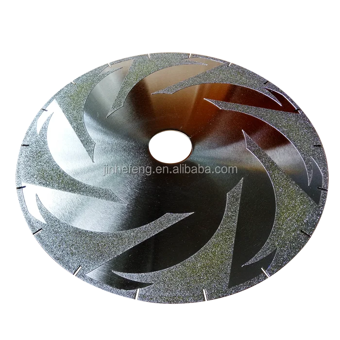 China electroplated diamond saw blade cutting sharpening disc for marble