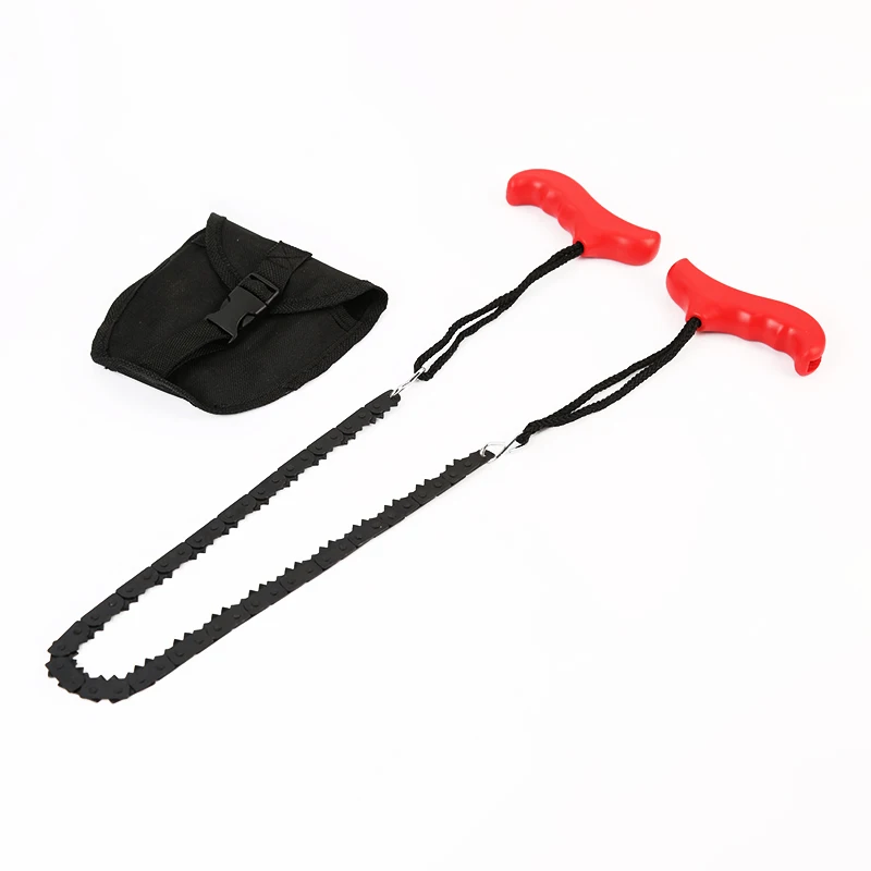 Карманная цепная пила для кемпинга, ручная пила для резки дерева