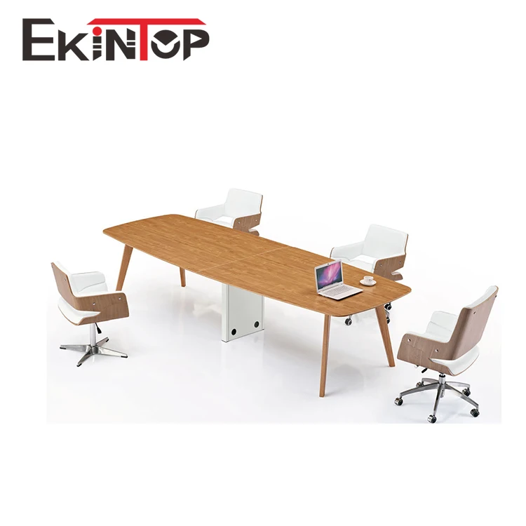 Ekintop modern style luxury oval conference table for 4 person