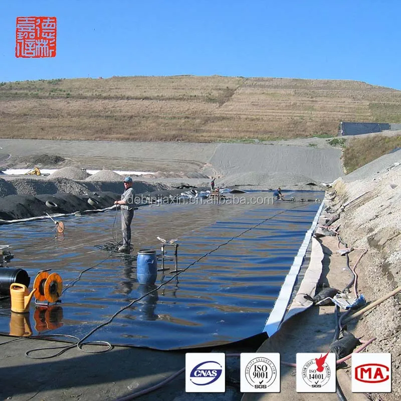 damp proof membrane/artificial lakes reinforced membrane lake liner