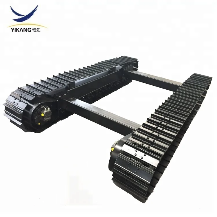Hot-sale  crane machine chassis parts crawler undercarriage with rubber track