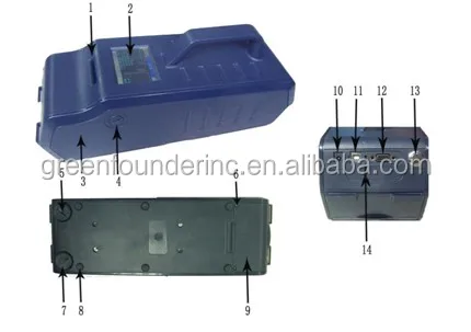 
Public Security Air Ports Subways Handheld Explosive Trace Detector 