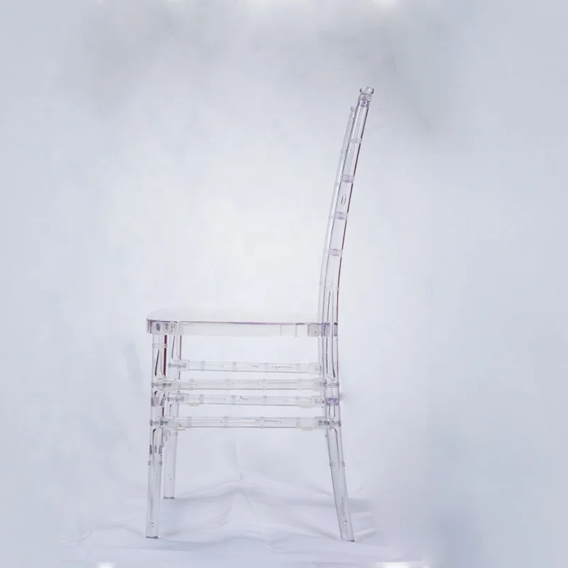Moreszhome cheap crystal resin Chiavari Tiffany chairs for wedding events