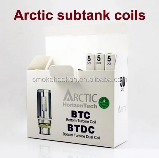 2015 Most popular arctic tank coil 0.5ohm BTDC coil sub ohm coil with good technology
