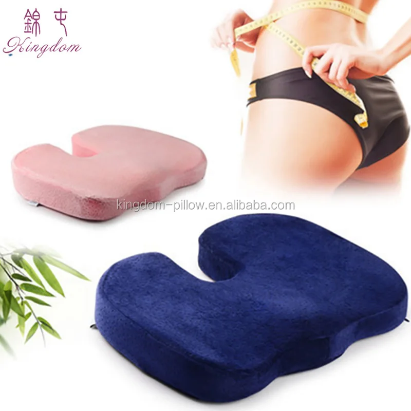 Blood Circulation Memory Foam Office Chair Seat Cushion, Elderly Coccyx Seat Cushion, Hemorrhoid Foam Seat Cushion for Office