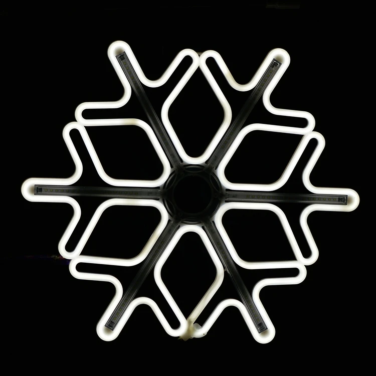 Luxury christmas decoration Led 3d Motif Snowflake Christmas Light Snowflake