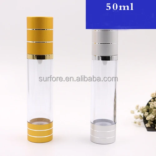 good quality 50ml airless pump bottle for skincare Pump bottle airless 50ml for lotion cosmetic airless bottle