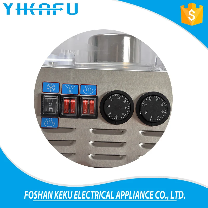 Food Grade Custom Design catering cooling juicer dispenser chiller with CE certificate