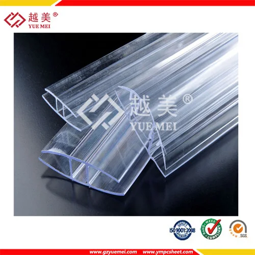 polycarbonate sheet connector h and u profile