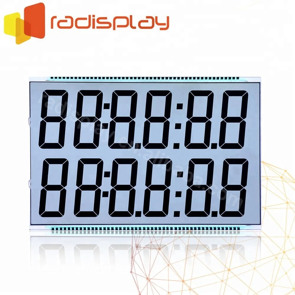 
Rohs Fuel Dispenser 2 Rows Of 6 Digits Segment Lcd Display 