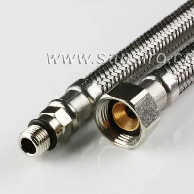 
Stainless Steel Braided Flexible Water Hose Connectors 