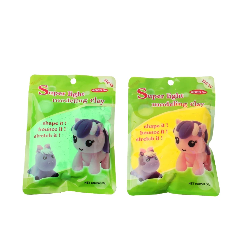 OEM Manufacturer 50g Air Dry Plastilina, Soft Modeling Clay,Eco-friendly Play Dough
