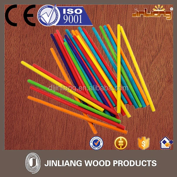 High Quality colored wooden sticks