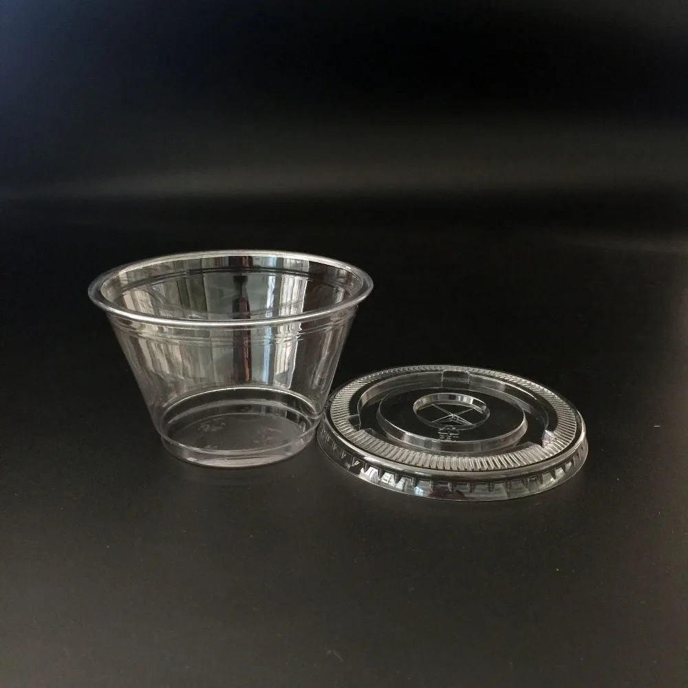 7oz 92 mm pet plastic take away plastic disposable cup for dessert
