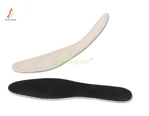 ZRWR11  Breathable super soft sweat absorbent leather latex insole for sport shoes