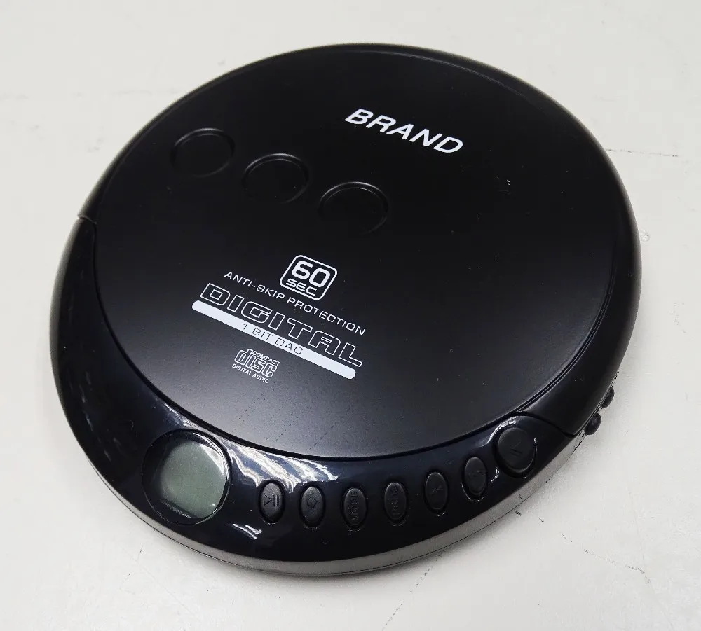 Портативный персональный CD-плеер Discman CD/MP3 музыкальный аудиоплеер с наушниками