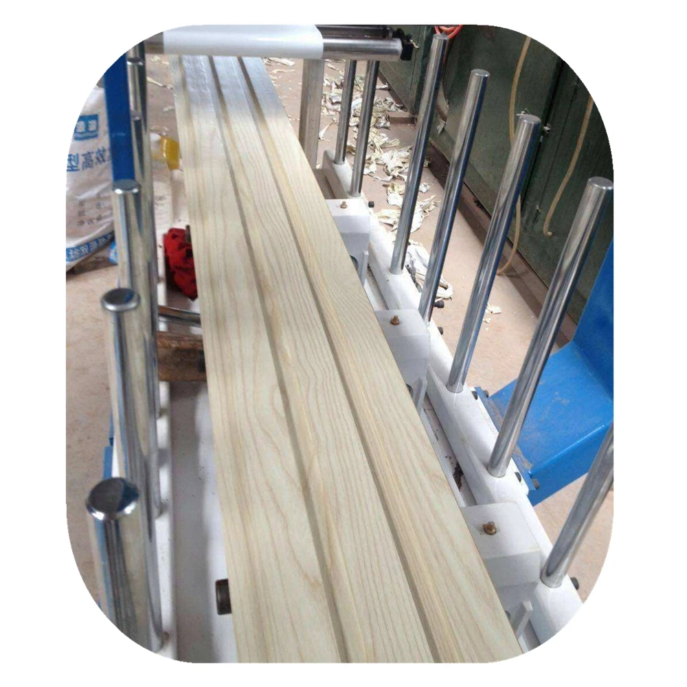 
PUR300 PUR Hot Melt Glue Wood Veneer Profile Wrapping Machine 