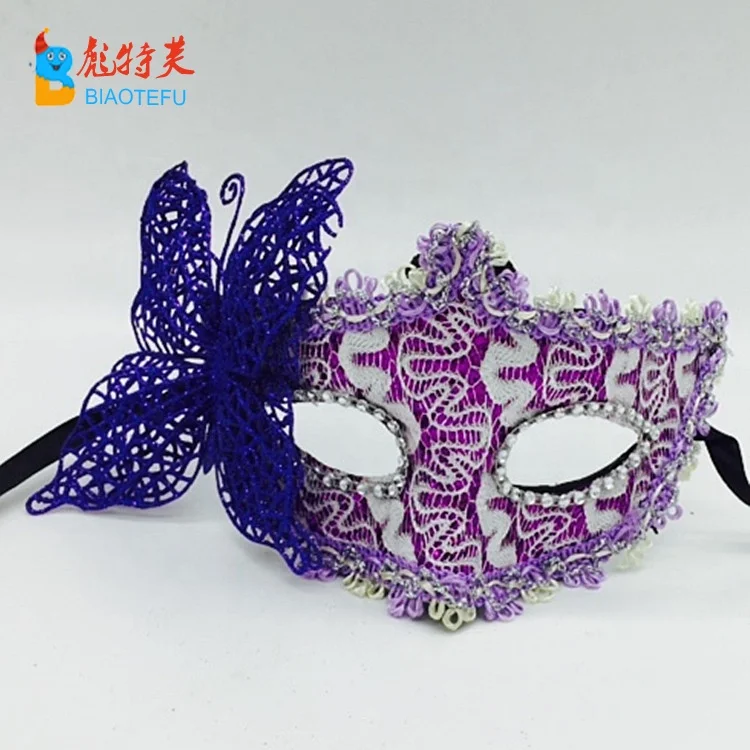 butterfly lace masquerade venice mask for party