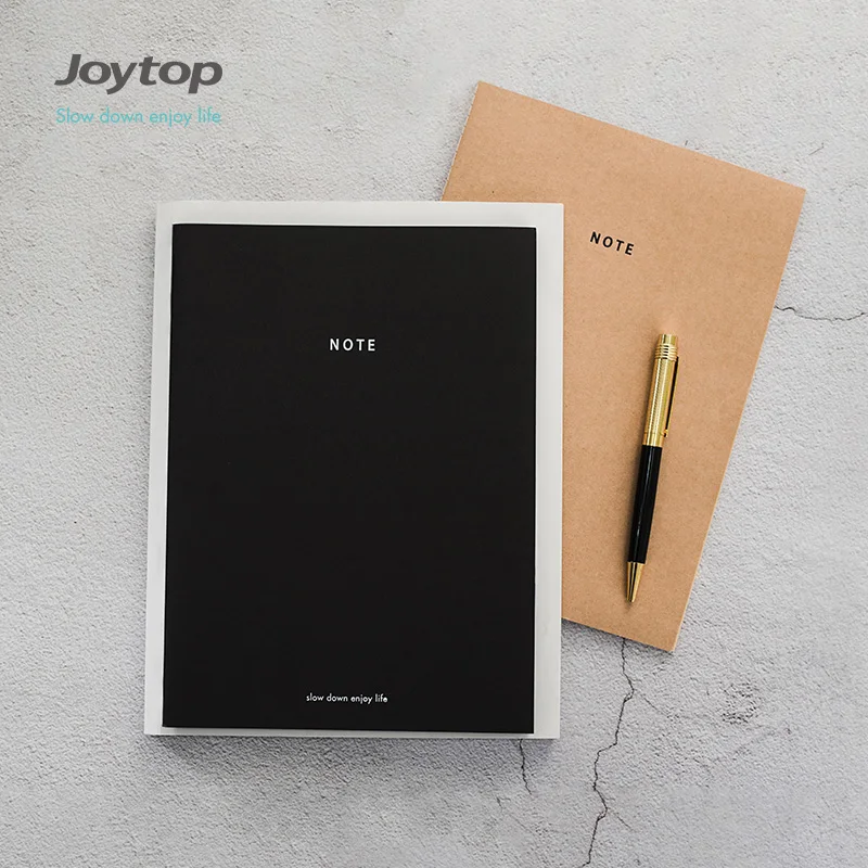 Joytop 6326 Custom FOREVER Sewn Bound B5 Soft Cover Brown Kraft Paper Blank Page Notebook