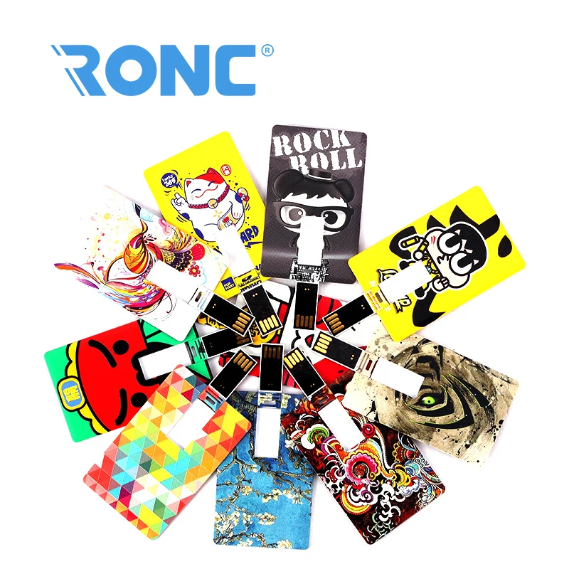 Оптовая Настроить Логотип кредитной карты флэш-накопитель