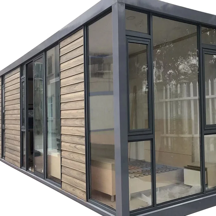 
guyana cheap prefabricated luxury building 40ft flat pack container house 