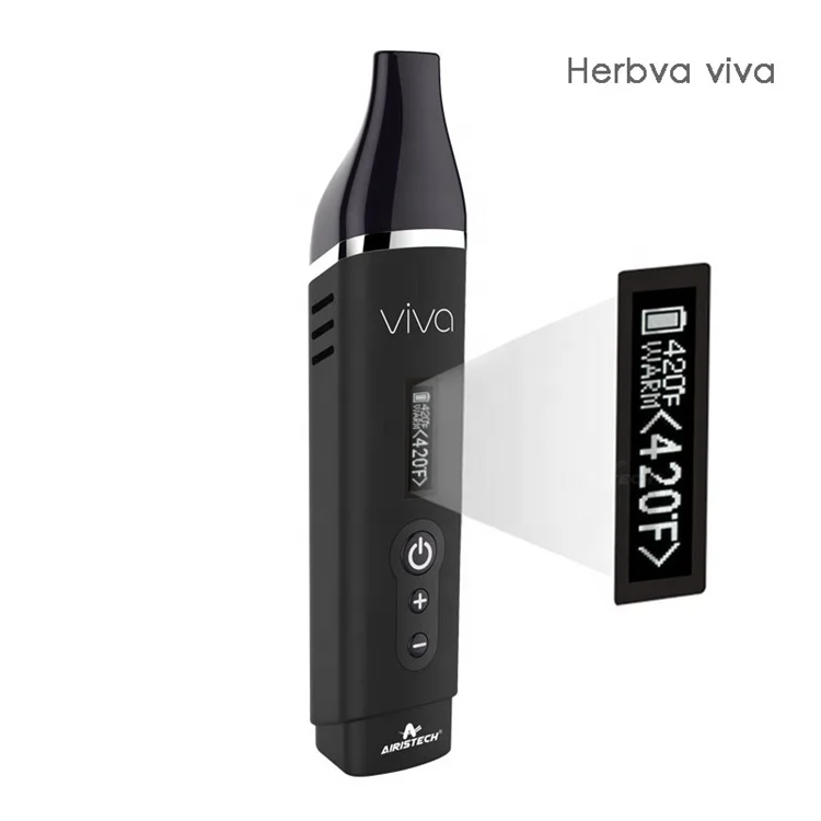 2019 Trade Assurance Airistech Vape Dry herb vaporizer wholesale herbva viva kit 2200mAh