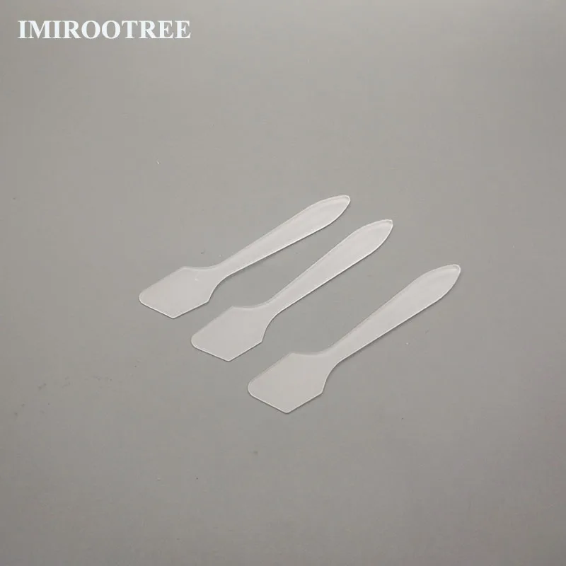 Прозрачная пластиковая мини-шпатель для косметики одноразовые инструменты макияжа