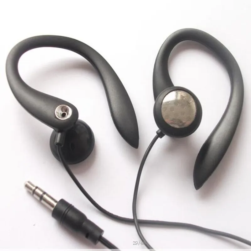 Hot Selling Sports Earphone Silicone ear hook Rubber headset for MP3 mobile phones