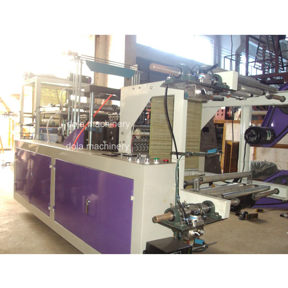 Polythene Plastic Garbage Bag Roll Making Machine