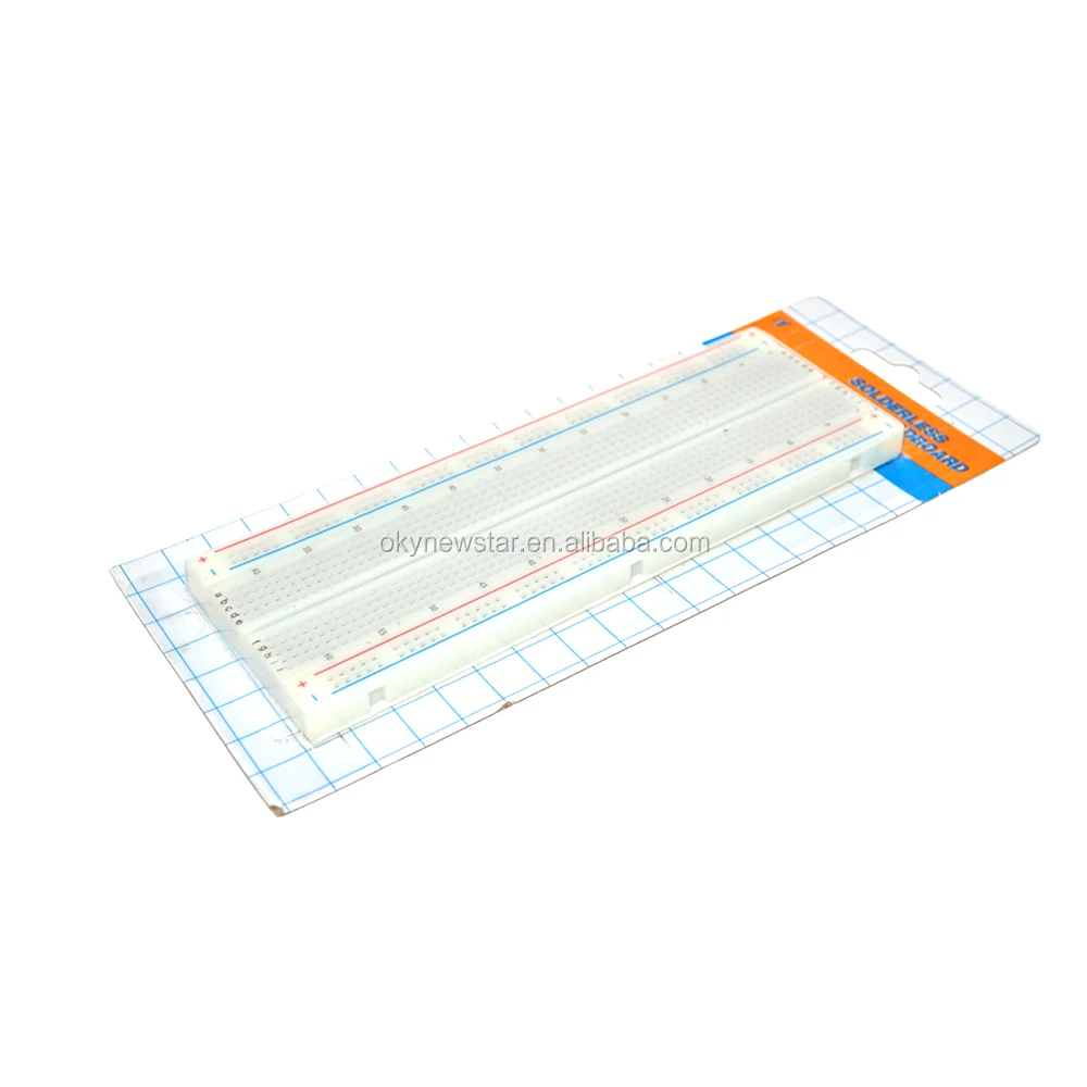Okystar OEM/ODM MB-102 MB102 Breadboard 830 галстук-бабочка точек Solderless Прототип PCB
