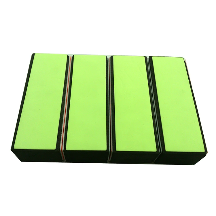 2019 Hot sale Blue White And Grey 3 Way Nail Buffer