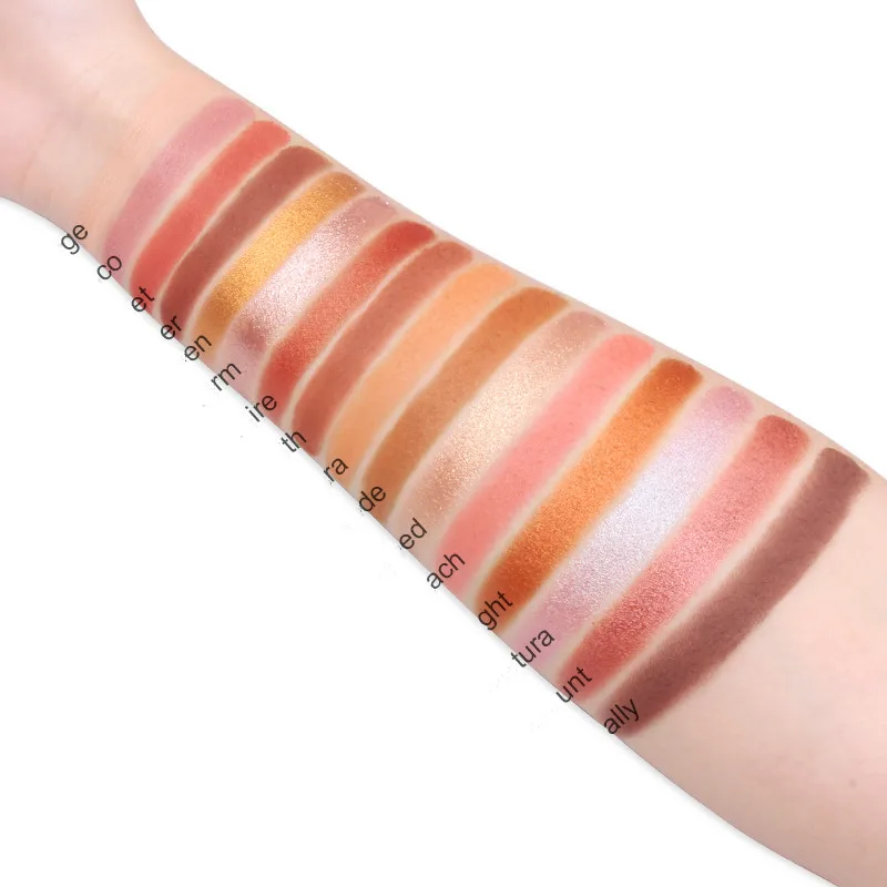 
High pigment private label eyeshadow palette custom eyeshadow palette 