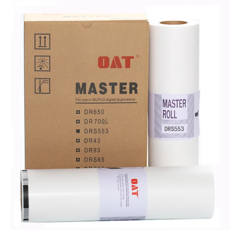 For use in Duplo DP-S550/DP-J450 DRS55 A3 stencil master