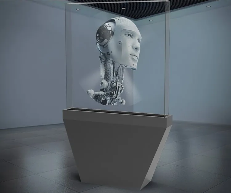 2022 Hottest Indoor Advertising Naked eyes 3D hologram LED fan with wifi app/Support Windows /.IOS/Android