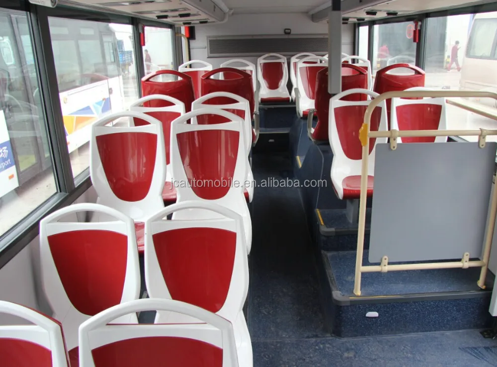 
Factory selling JAC half open luxury double decker bus with 3 axles 