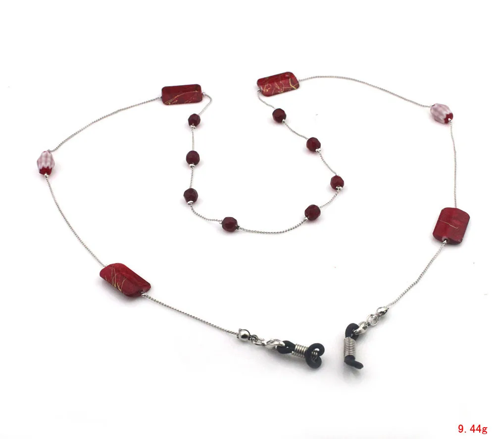 Противоскользящая Минималистичная золотая цепочка для очков цепочка для солнцезащитных очков для чтения цепочка для очков с кристаллами и бусинами держатель для очков шнур для очков Веревка для шеи