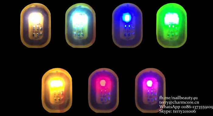 New Arrive Japan Oct NFC LED Lighting Nail Sticker,Chip Automatic Flash Fixed Scintillation DIY Nail Art Decoration Nail Tool