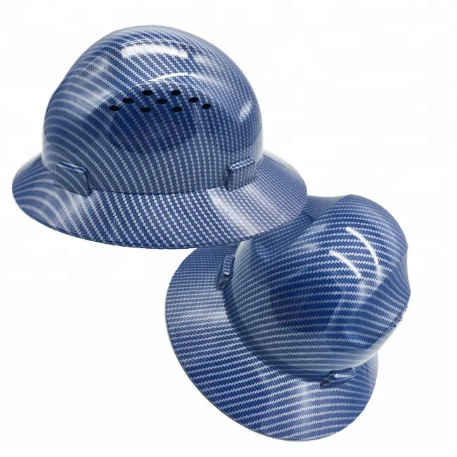 
Darlingwell Wholesale Full brim industrial safety helmet mining safety hard hat with cool air follow safety helmet carbon fiber 